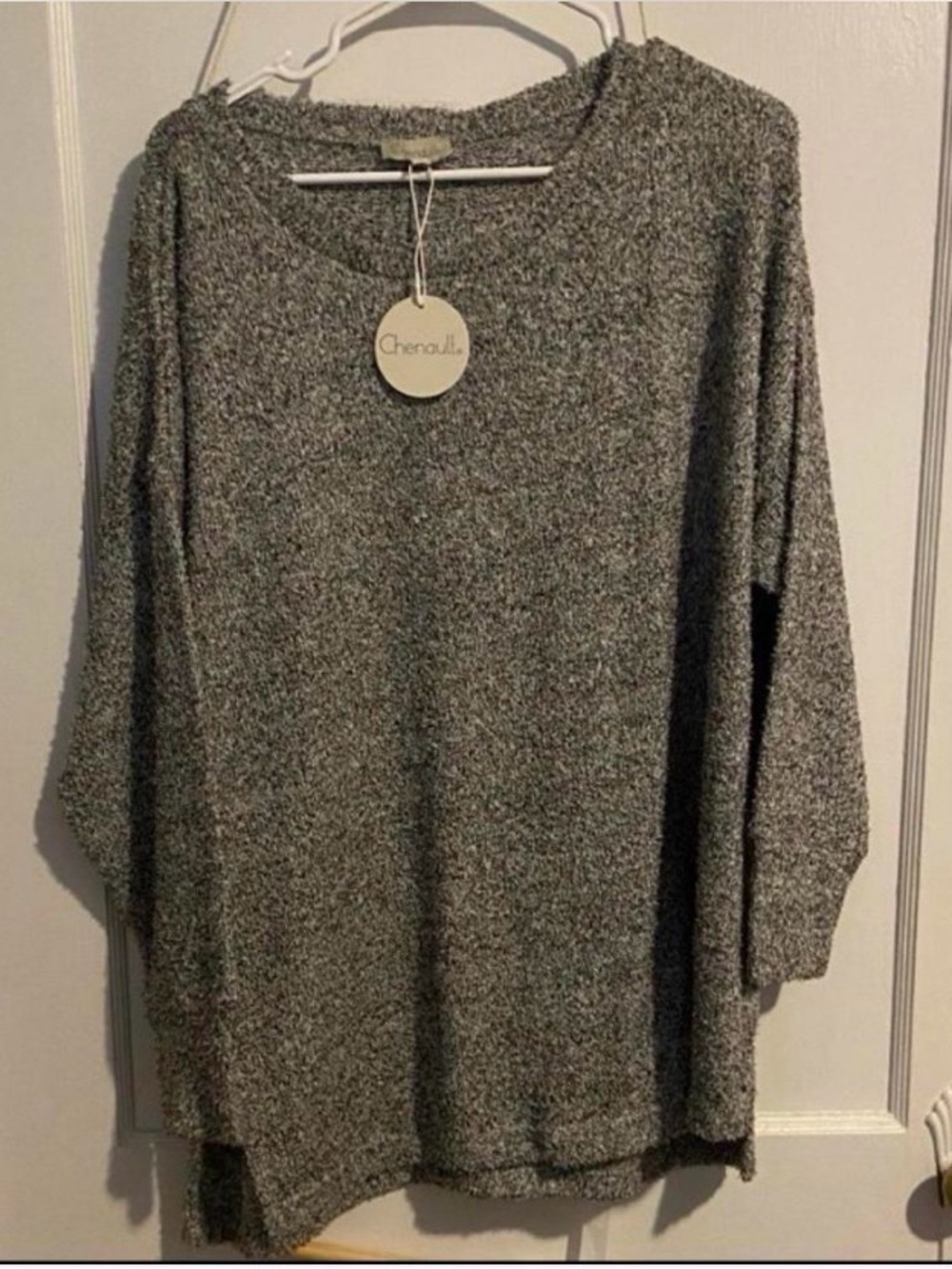 Chenault Heather Gray Cozy Crewneck Sweater